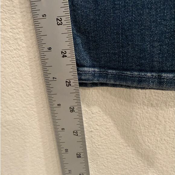 MOTHER Womens Sz 25 The Insider Crop Point Racing Hearts Jeans Casual Distressed - Picture 7 of 9